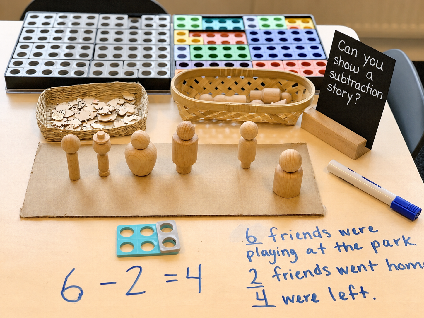 A loose parts maths learning experience provocation